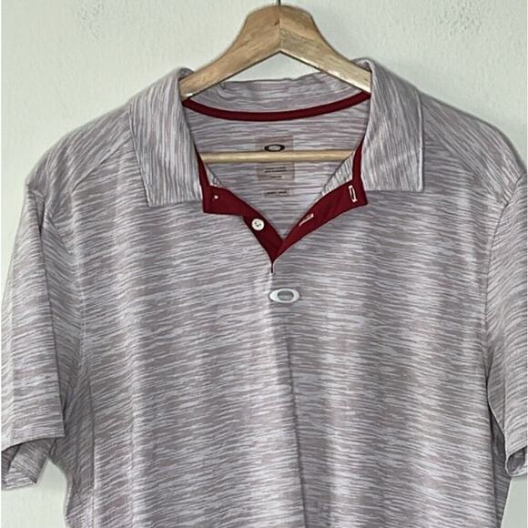 OAKLEY‎ HYDROLIX GRAVITY POLO MEN'S SHIRT SIZE L - Picture 3 of 7